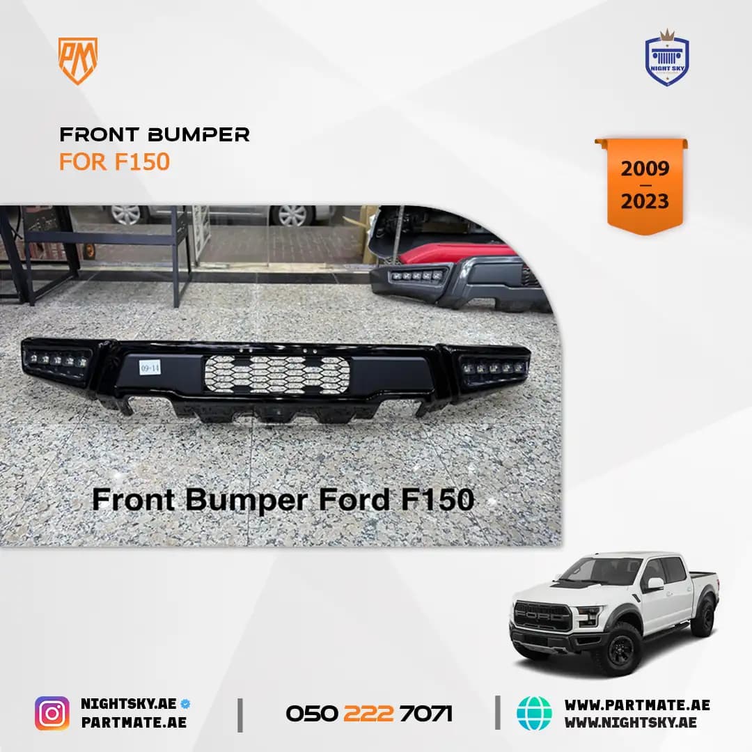 Ford F-150 Raptor-Style Front Bumper (2009-2014)-(2015-2017)-(2018-2020)-(2021-2023)