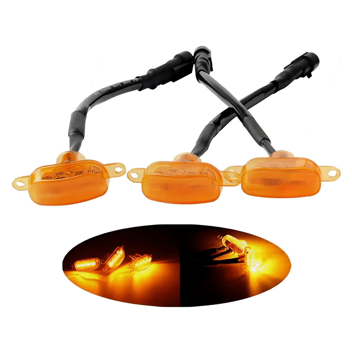 Amber LED Flashing Light Car Front Grille LED Light for Ford F-150 (2010–2018) – Raptor Style Grill