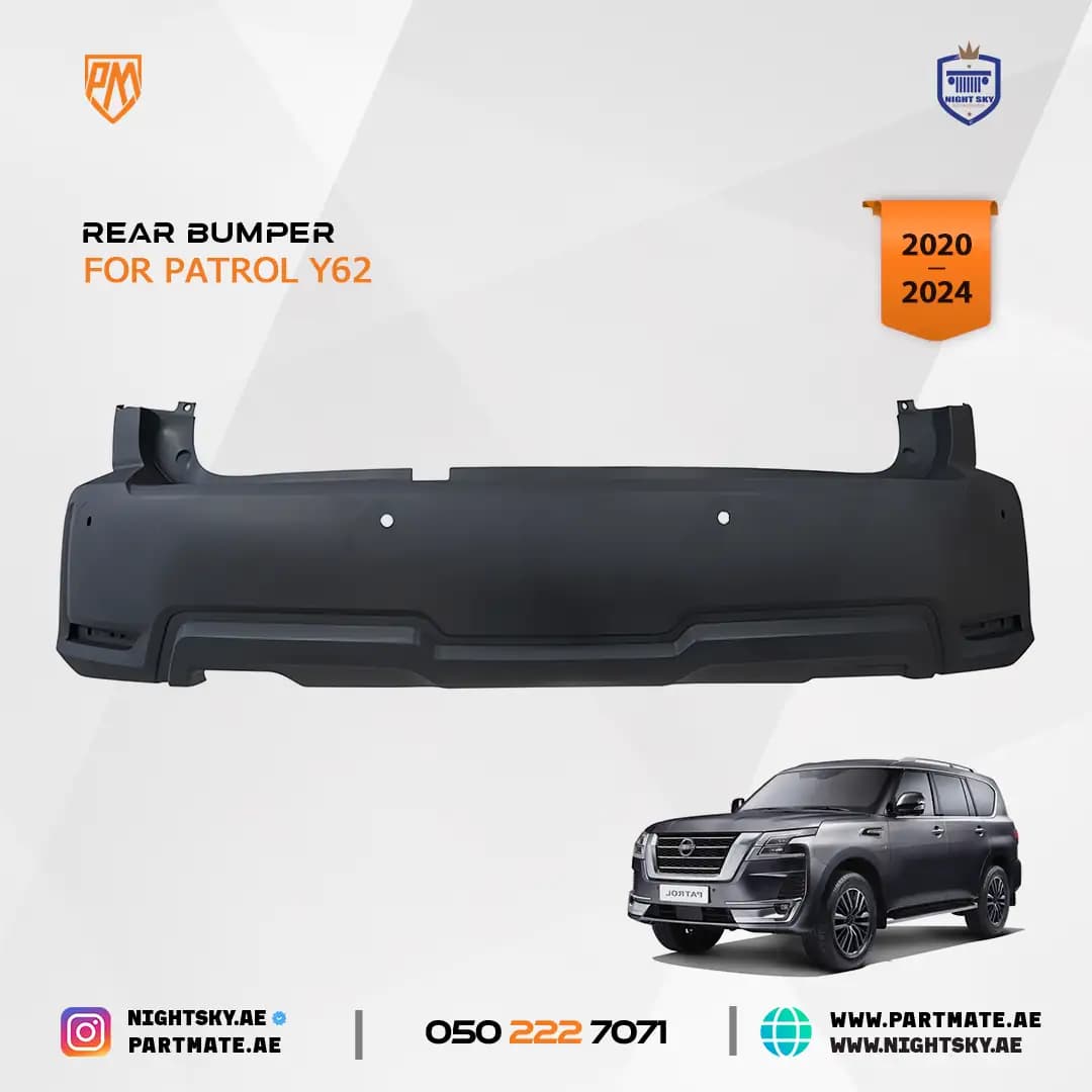 Nissan Patrol Y62 Rear Bumper 2020-2024