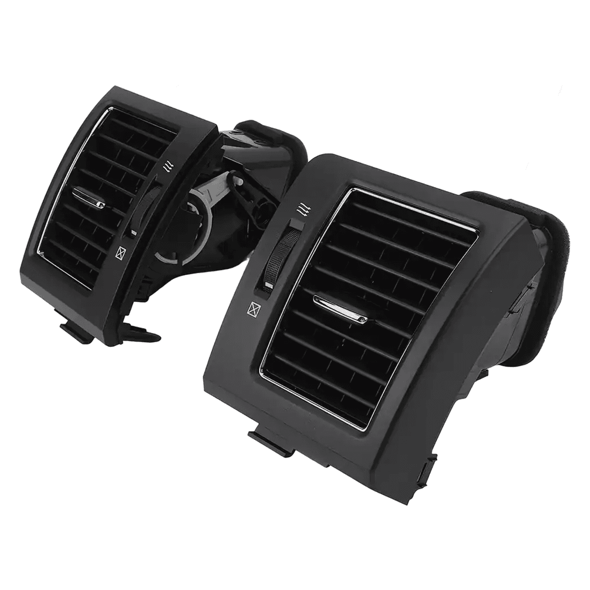 Toyota LC200 2008-2021 Dashboard AC Air Outlet Vent Pair (55650-60141 / 55660-60261) – Black