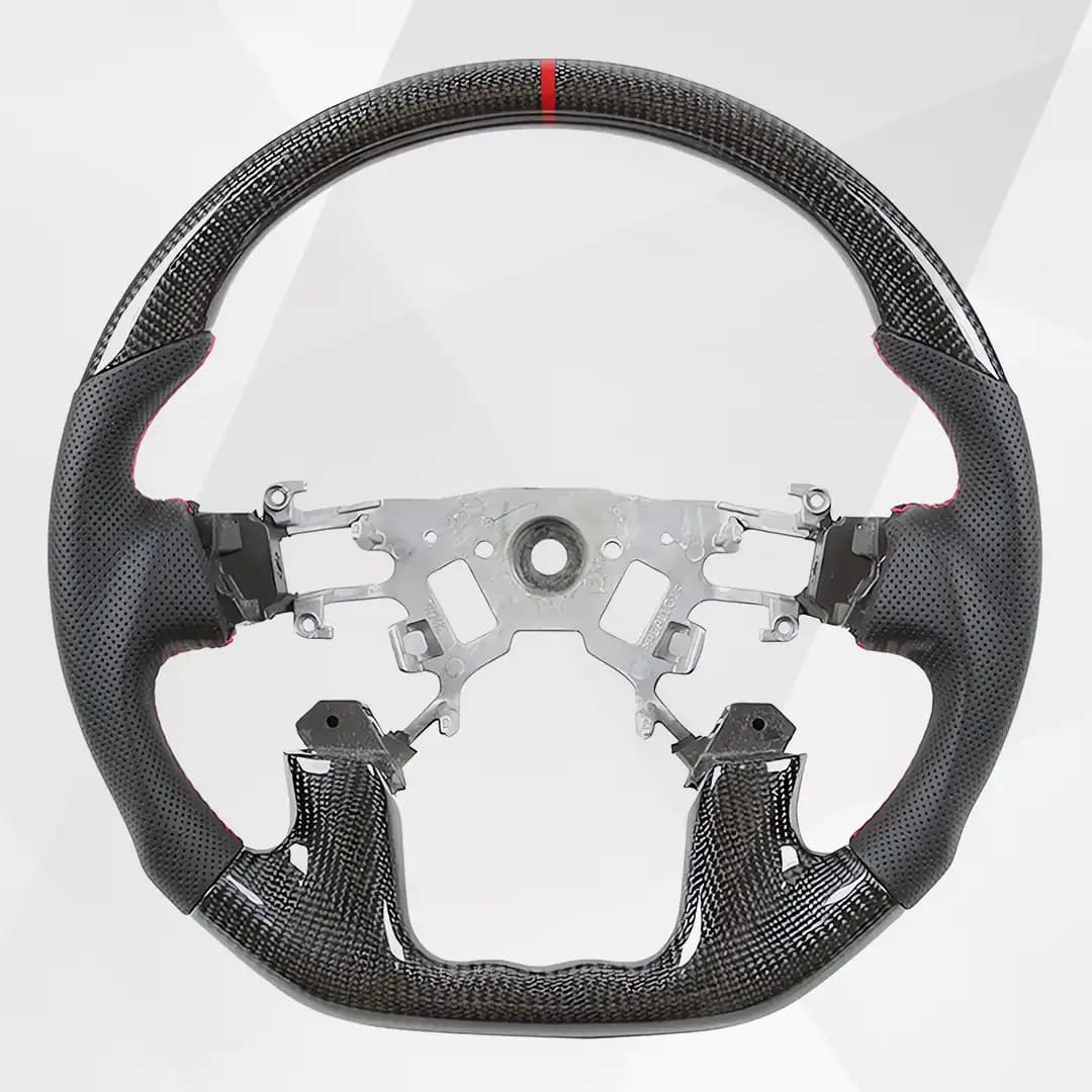 Nissan Patrol Y62 / Armada Real Carbon Fiber Steering Wheel – Premium Carbon Upgrade