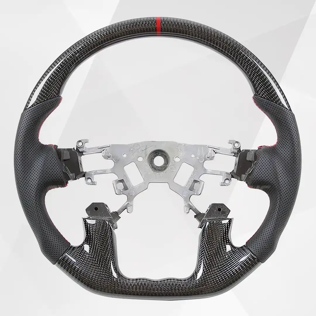 Nissan Patrol Y62 / Armada Real Carbon Fiber Steering Wheel – Premium Carbon Upgrade