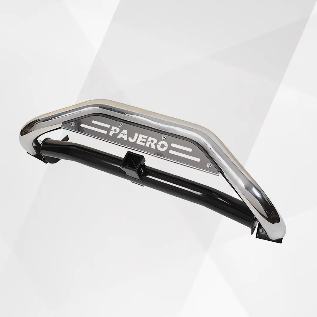 Mitsubishi Pajero Rear Bumper Tow Hitch Steel Anti-Collision