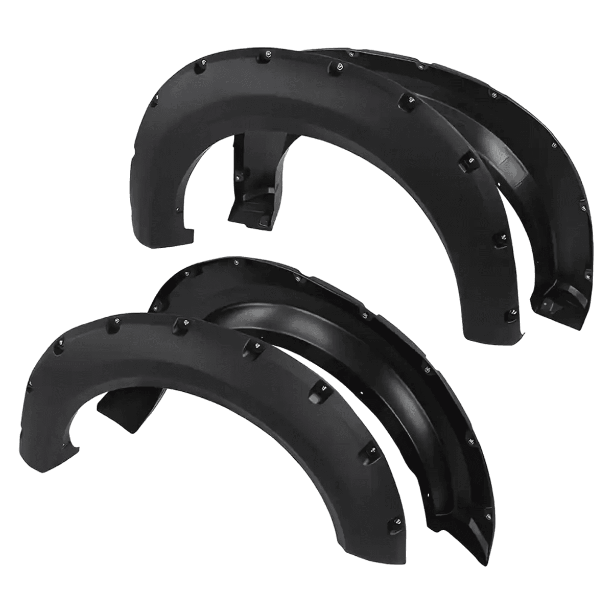 Ford F-150 Fender Flares (2009–2020) – 4pcs Pocket Rivet Style for Styleside Bed (Excl. Platinum/Raptor)