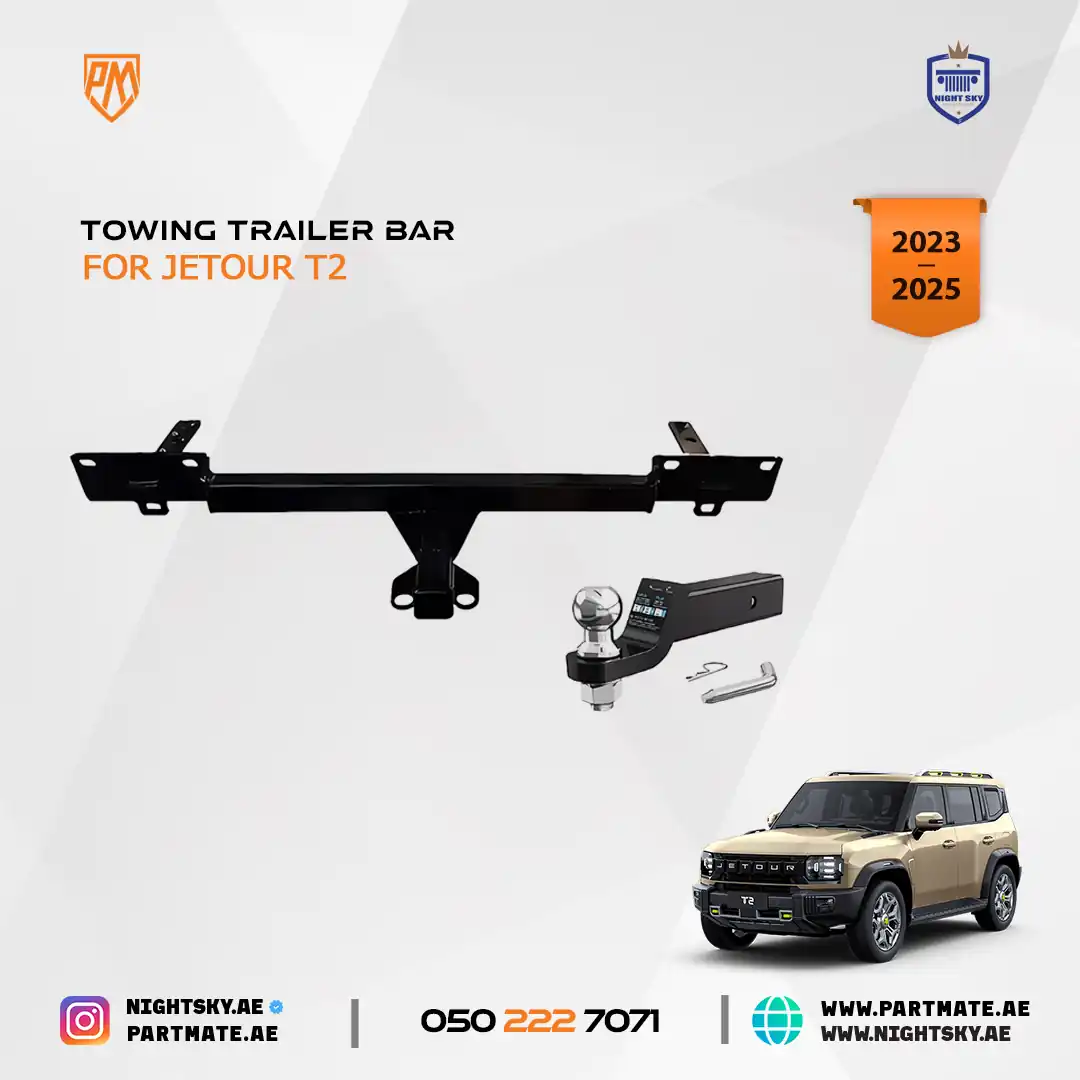 Jetour T2 Towing Trailer Bar (2023–2026) – Heavy-Duty Rear Hitch Accessory