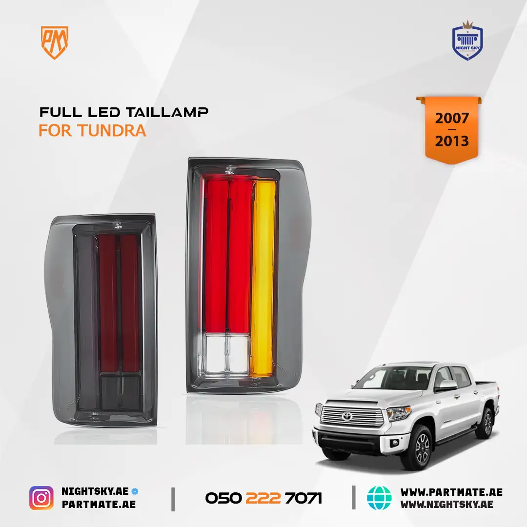 Toyota Tundra 2007-2013 Vland LED Tail Lights Startup Animation