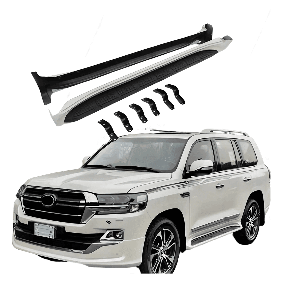 Toyota Land Cruiser LC200 Side Steps Running Boards 2008-2021