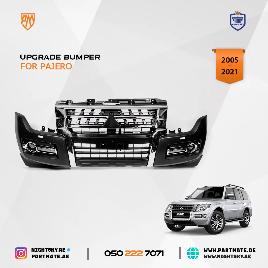 Mitsubishi Pajero Wagon IV 2006-2021 Front Bumper Facelift Kit