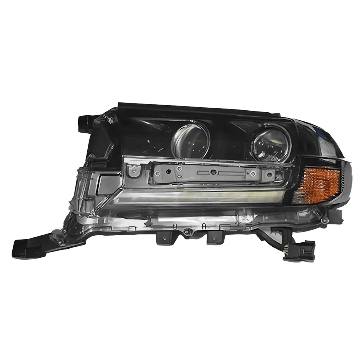 Toyota Land Cruiser FJ200 2016-2021 Dual Lens Black Headlights