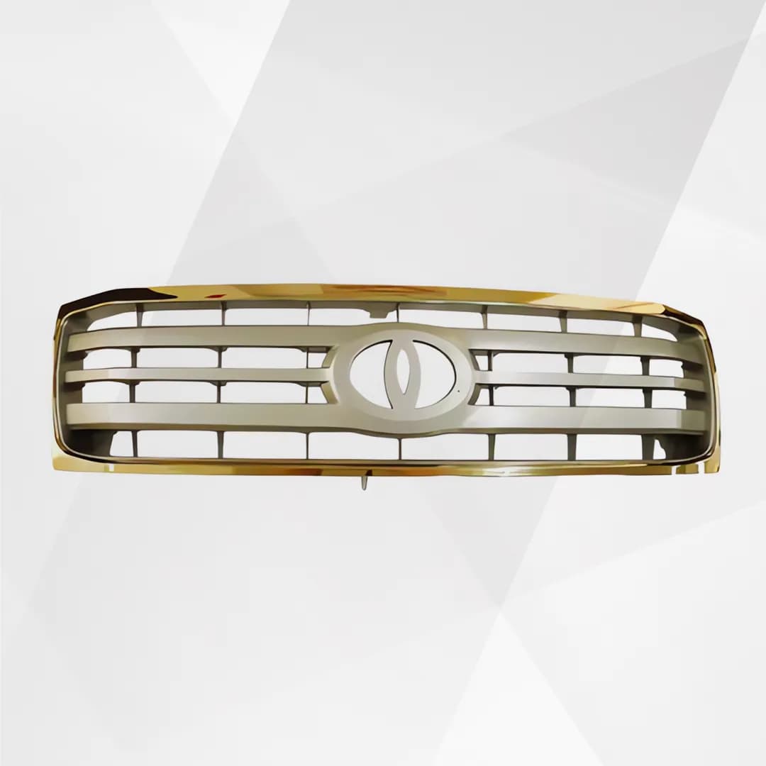 Front Grille Gold for Toyota Land Cruiser LC100 (2006–2007)