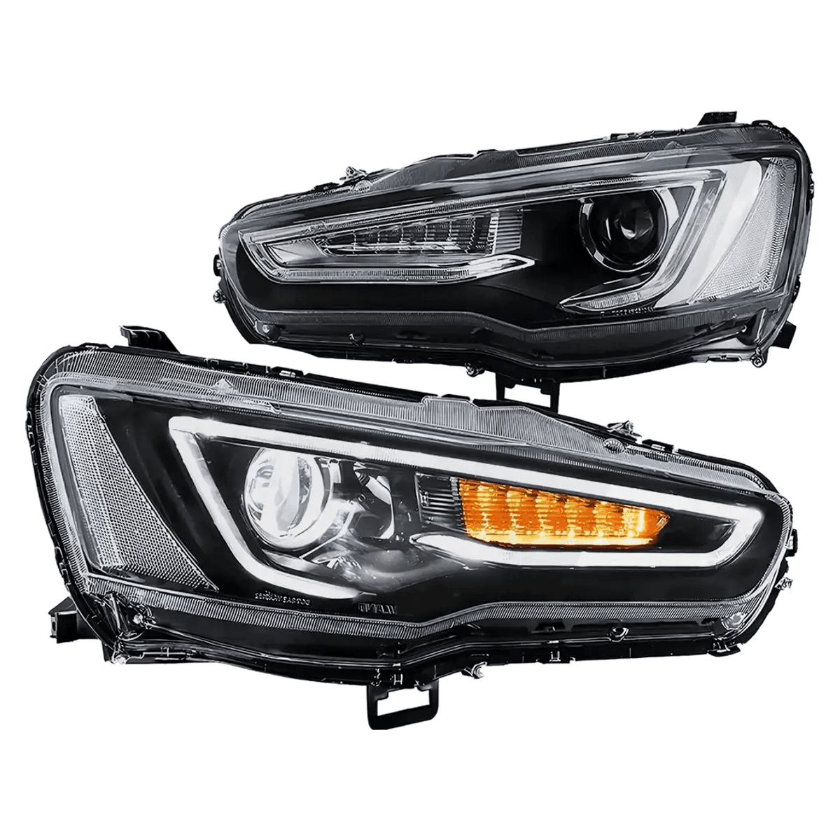Mitsubishi Lancer Evo X 2008-2017 Vland Dual Beam Projector Headlights