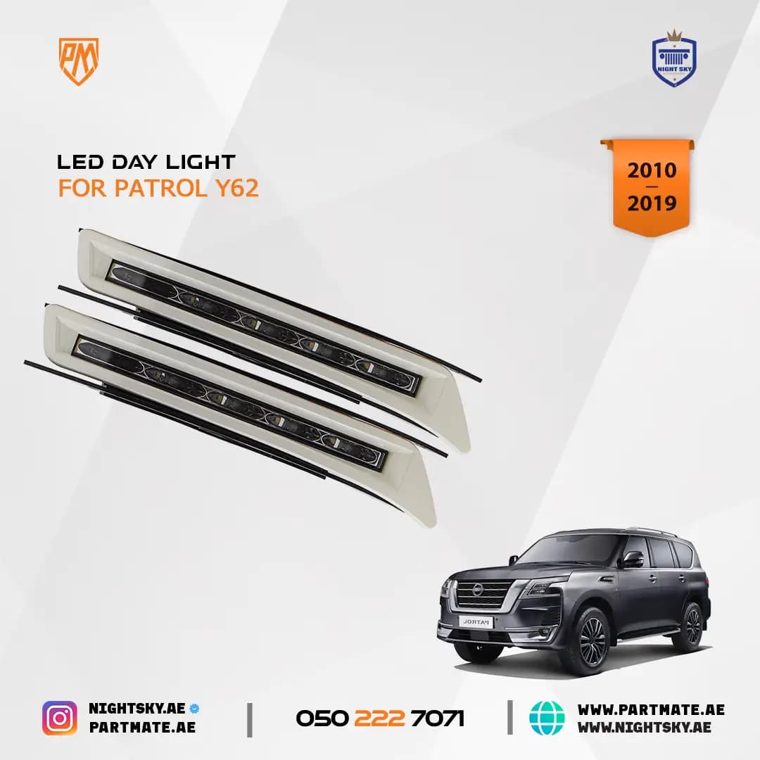 Nissan Patrol Y62 LED Daytime Running Light DRL 2010-2014