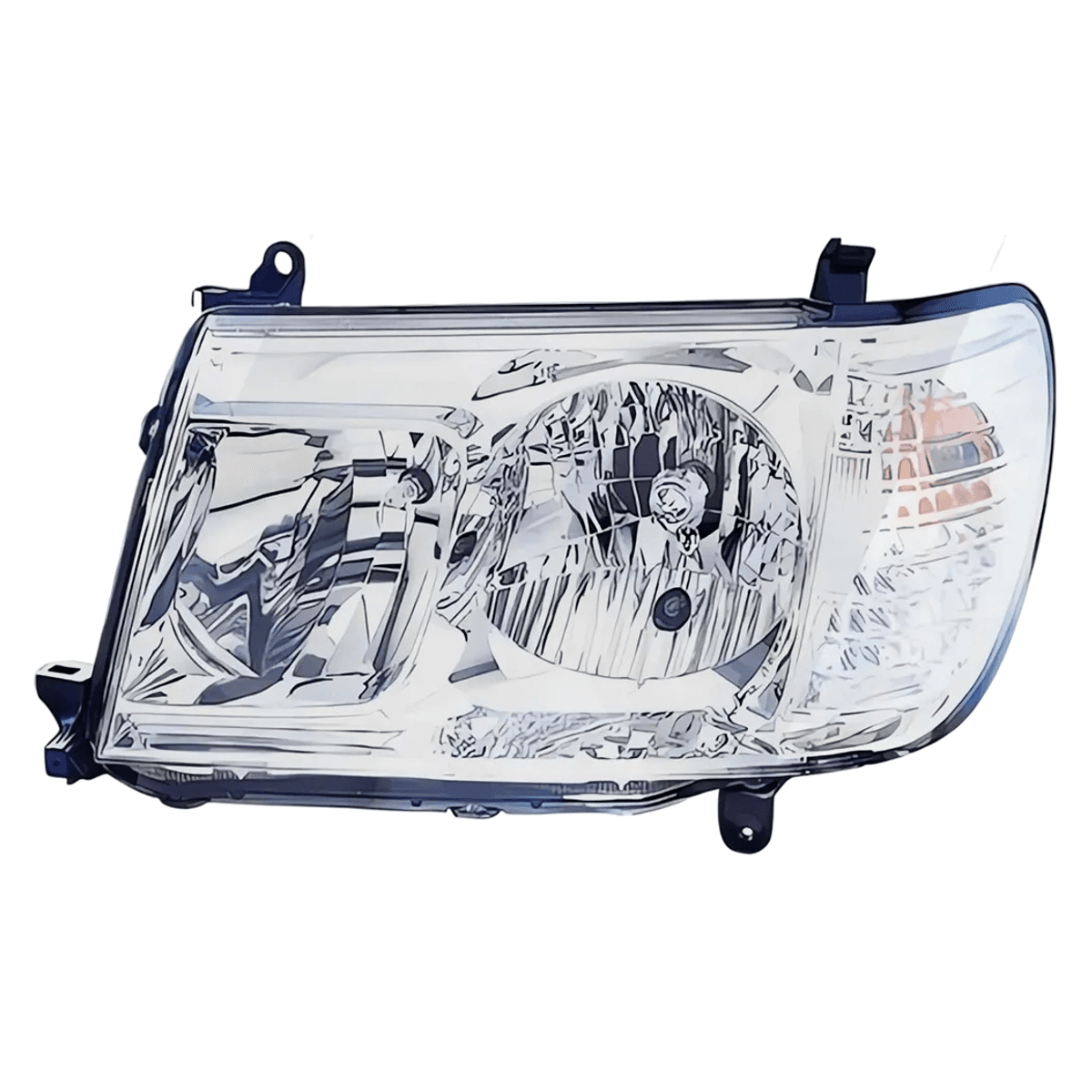 Toyota Land Cruiser LC100/FJ100 Headlights (2006–2007) – Left & Right Headlamps with Turn Signal