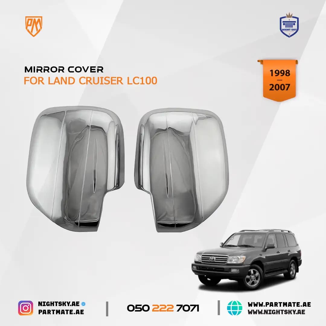 Toyota Land Cruiser FJ100 Mirror Cover Caps 1998-2007