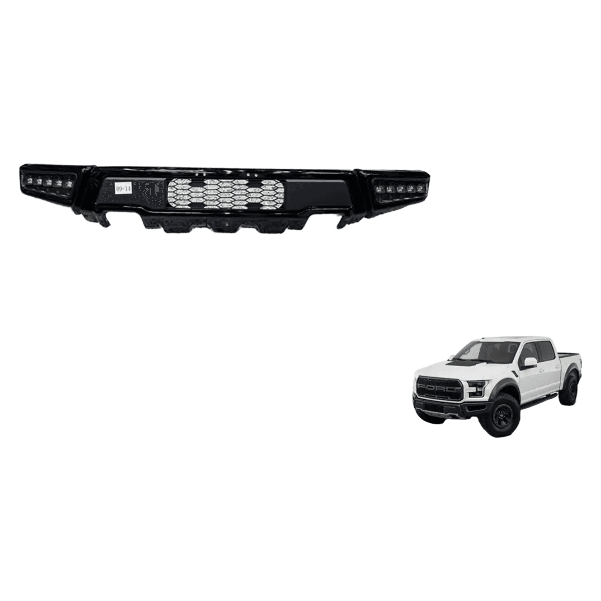 Ford F-150 Raptor-Style Front Bumper (2009-2014)-(2015-2017)-(2018-2020)-(2021-2023)
