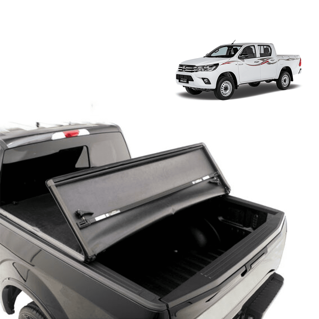 Soft Tonneau Cover for Toyota Hilux Revo 2016-2026 & Vigo 2005-2015 Double Cab