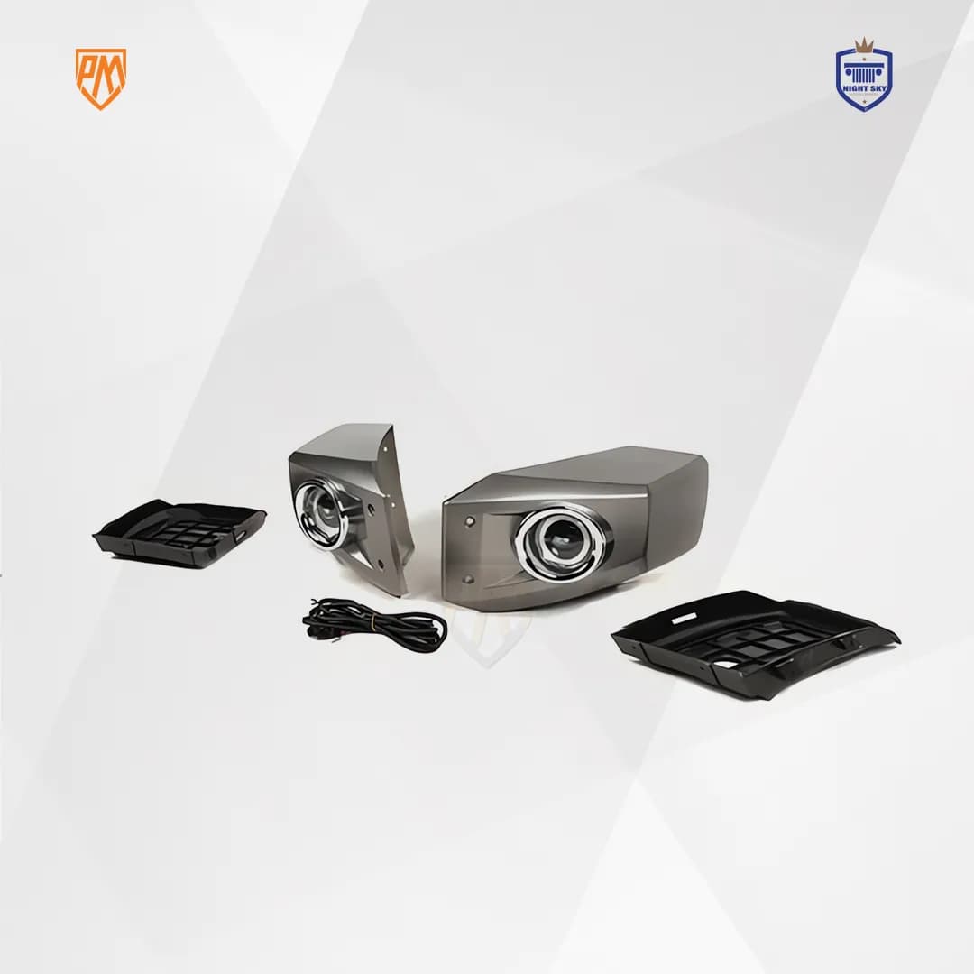 Toyota FJ Cruiser LED Fog Lights V1 (Matte Black)