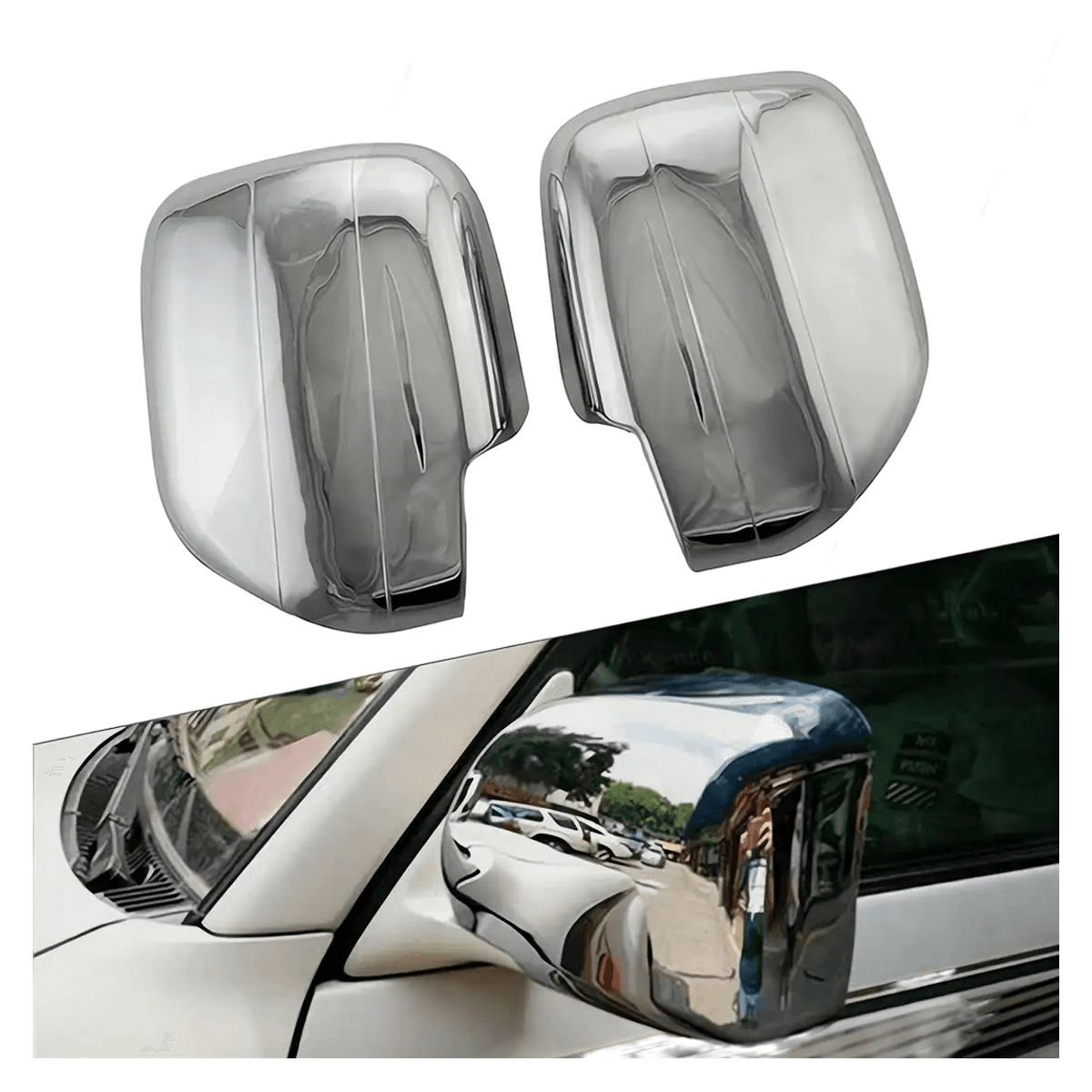 Toyota Land Cruiser FJ100 Mirror Cover Caps 1998-2007