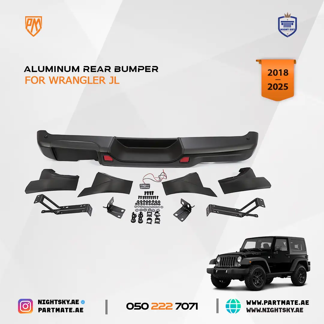 Jeep Wrangler JL 10th Anniversary Steel Rear Bumper 2018-2025