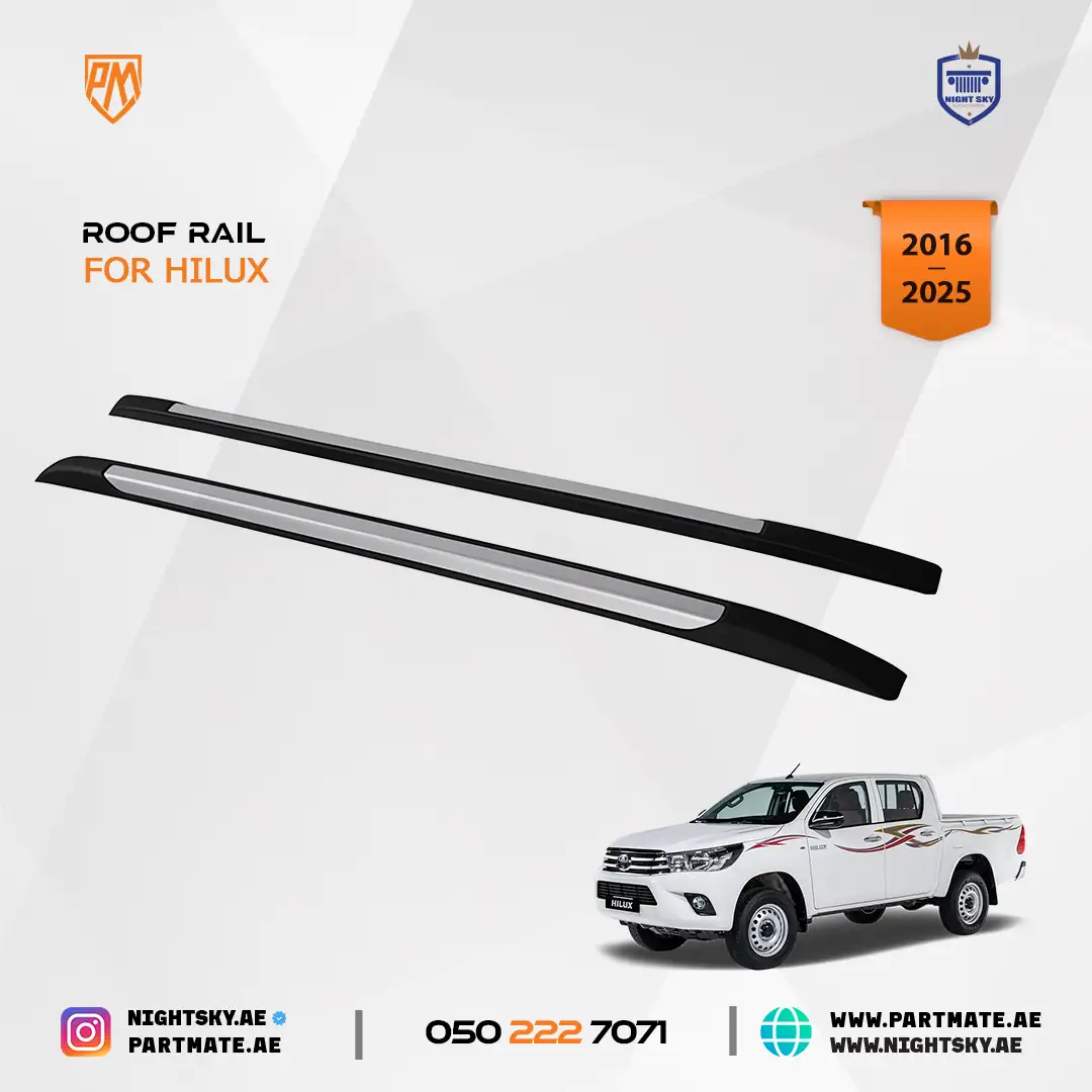 Toyota Hilux Revo Roof Rack Rail Side Bars 2016-2025