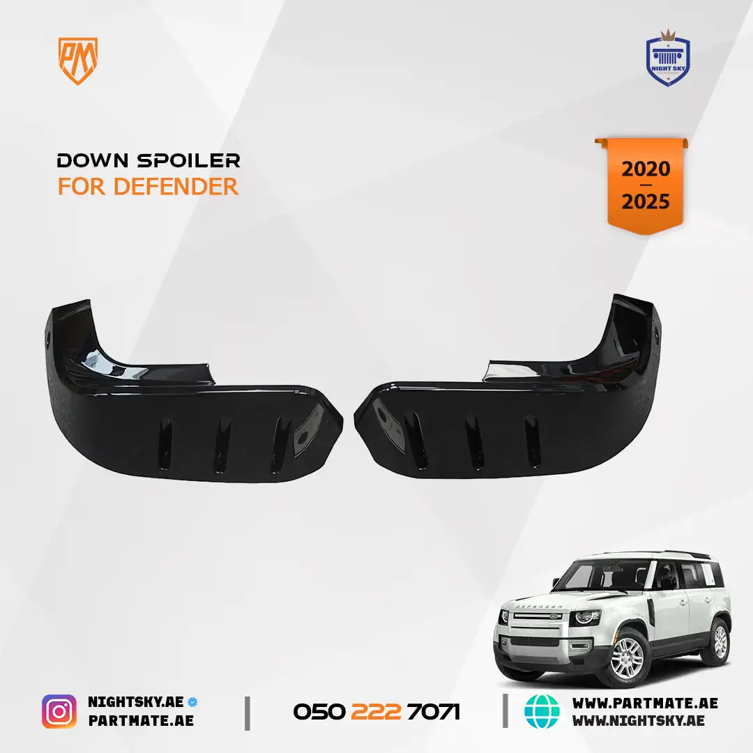Land Rover Defender Front Splitter Lip Spoiler 2020-Up