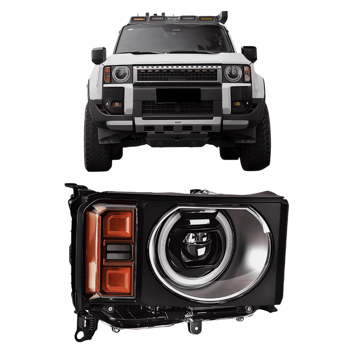 Toyota Land Cruiser Prado LC250 LED Headlights 2024-2025