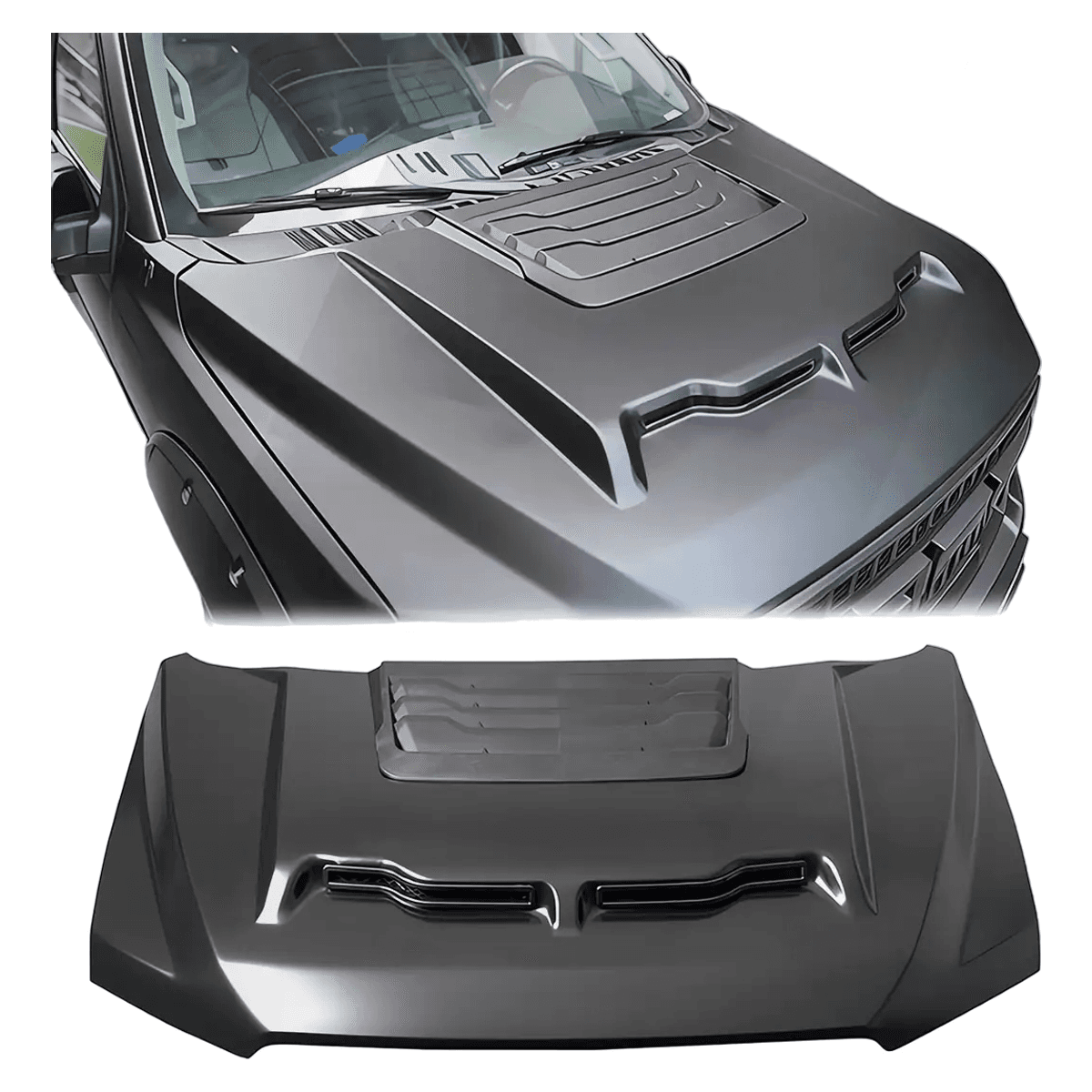 Ford F-150 Steel Hood with Air Intake 2015-2020