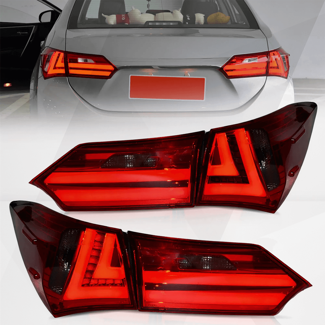 VLAND LED Tail Lights for Toyota Corolla E170 2013-2017