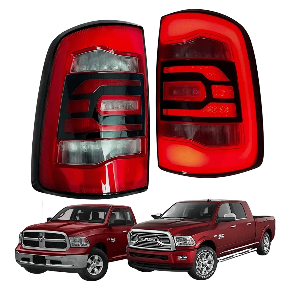Dodge RAM 2009-2018 & Classic 2019-2023 Tail Lamps