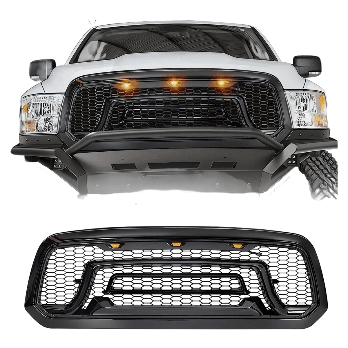 Dodge Ram 1500 Front Pro Grille 2013-2018