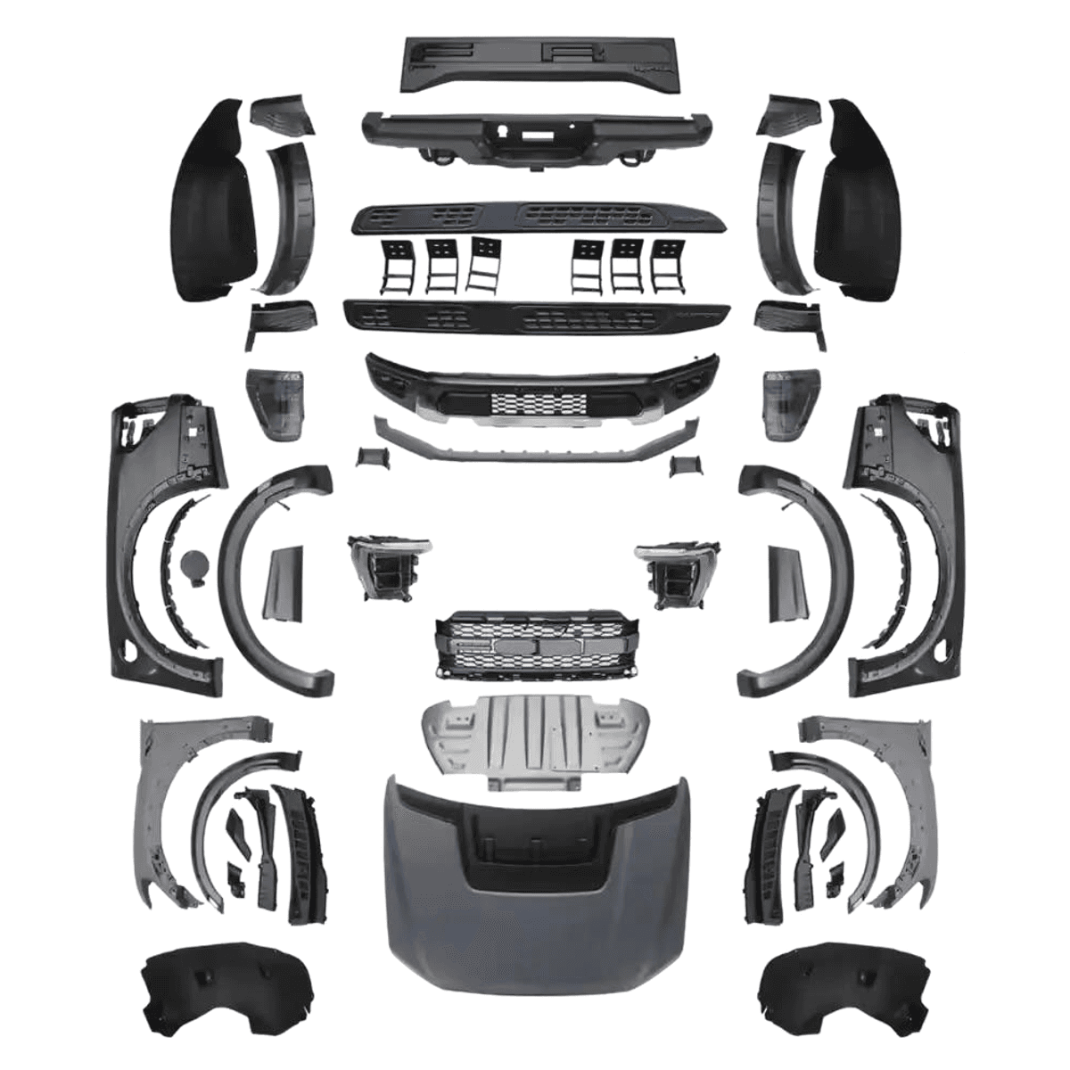 Ford F-150 to Raptor Conversion Kit (2021–2023 → 2022) – Upgrade w Lights