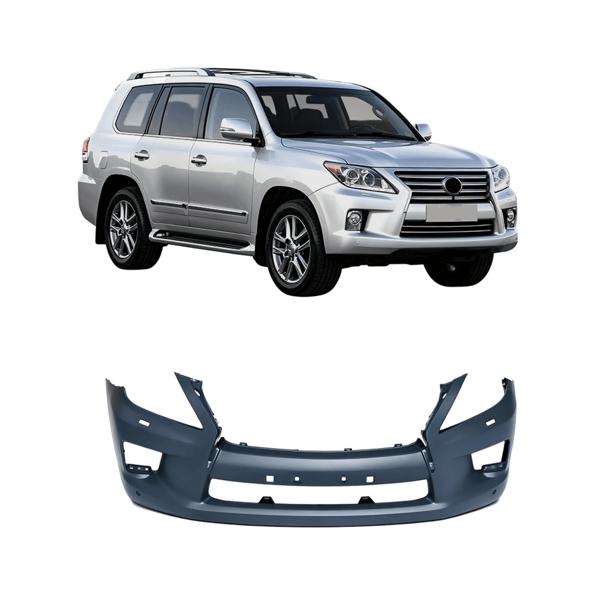 Front Bumper for Lexus LX570 2013-2015