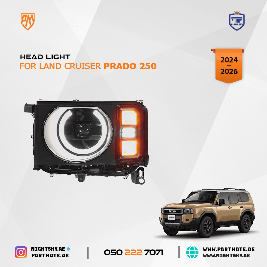 Toyota Land Cruiser Prado LC250 LED Headlights 2024-2025