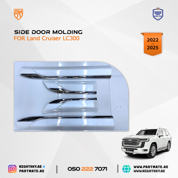 Toyota Land Cruiser Side Door Molding (2022-2025) - Image 2