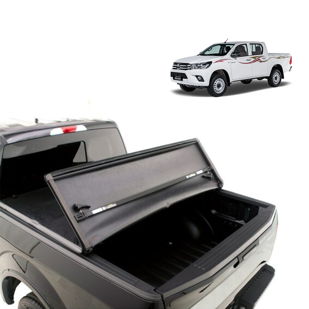 Soft Tonneau Cover for Toyota Hilux Revo 2016-2026 & Vigo 2005-2015 Double Cab