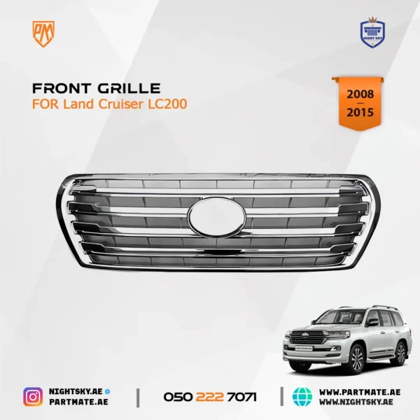 Toyota Land Cruiser Front Grille (2008-2015) - Image 3