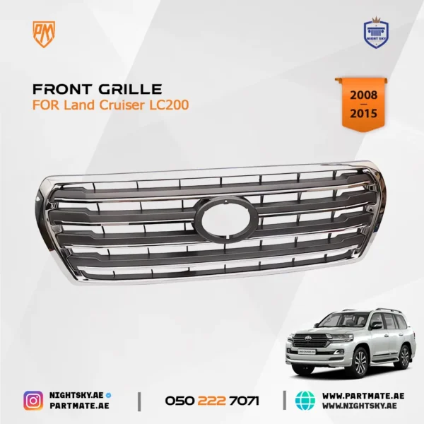 Toyota Land Cruiser Front Grille (2008-2015) - Image 4