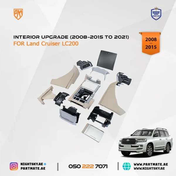 Toyota Land Cruiser Interior Upgrade (2008-2015 to 2016-2021) - Image 4