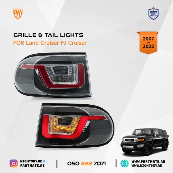 FJ Cruiser Head Lights, Grille & Tail Lights (Body Kit) - Image 3