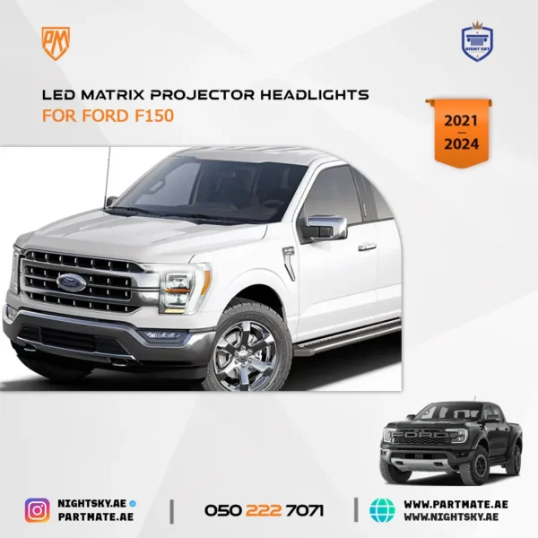 Ford F-150 Vland LED Matrix Projector Headlights (21-24) - Image 4