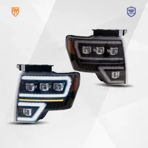 Ford F-150 Vland LED Matrix Projector Headlights Black (2009-2014)