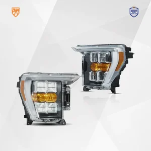 Ford F-150 Vland LED Reflection Bowl Headlights Chrome (2021-2024)