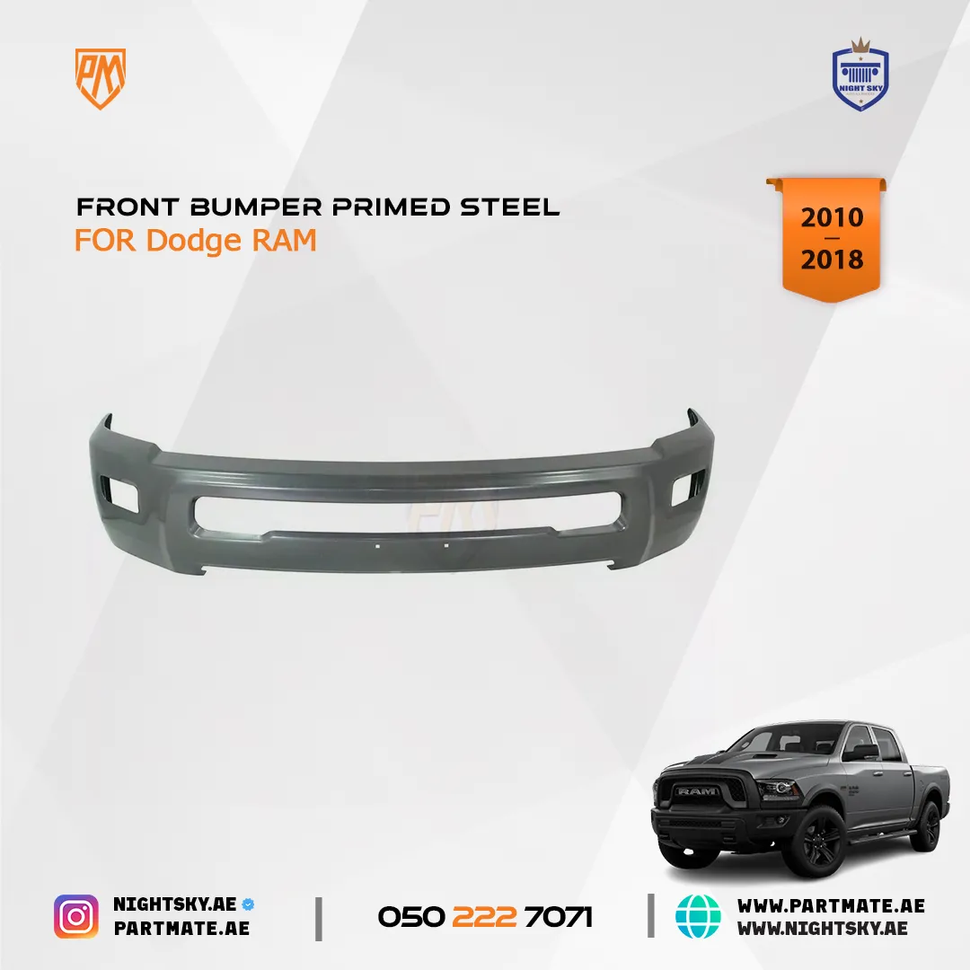 Dodge Ram 2500/3500 Front Chrome Bumper (2010-2018) - Image 3