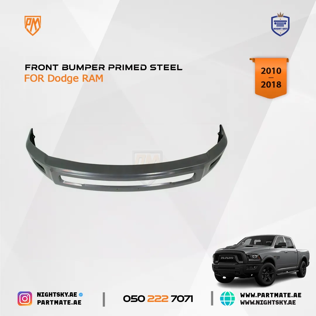 Dodge Ram 2500/3500 Front Chrome Bumper (2010-2018) - Image 4