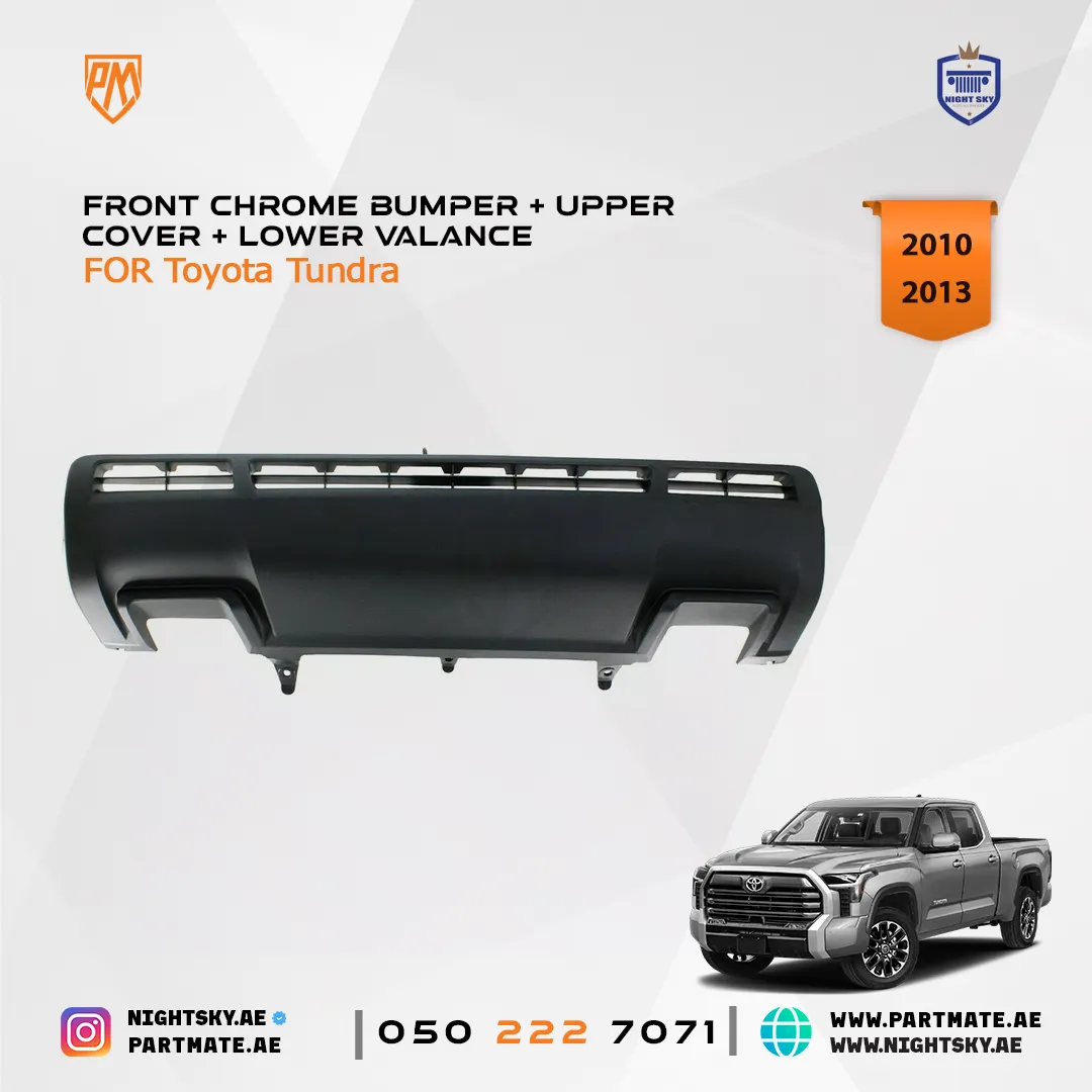 Toyota Tundra Front Chrome Bumper Full (2010-2013) - Image 5