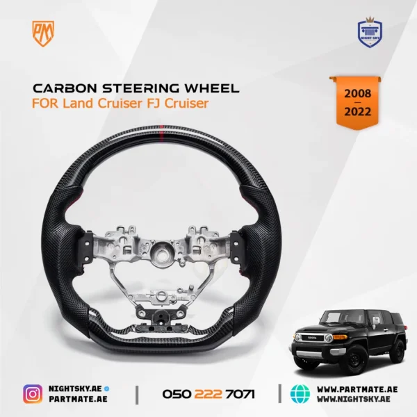 Toyota FJ Cruiser Carbon Steering Wheel (2008-2022) - Image 3