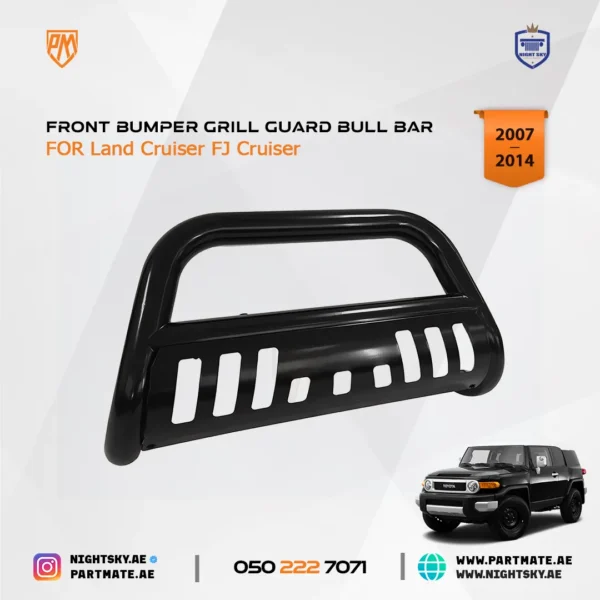 Toyota FJ Cruiser Front Bumper Grill Guard Bull Bar (2007-2014) - Image 3