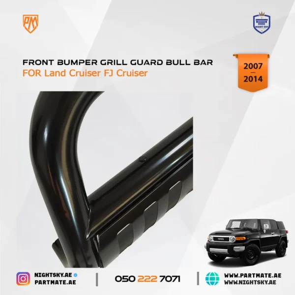 Toyota FJ Cruiser Front Bumper Grill Guard Bull Bar (2007-2014) - Image 5