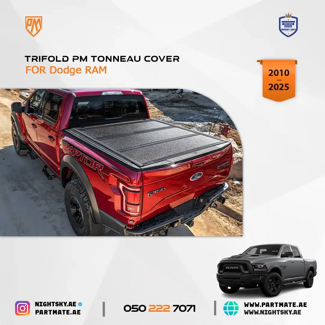 Dodge Ram Retractable PM Tonneau Cover (2010–2025) – Heavy-Duty Bed Protection - Image 3