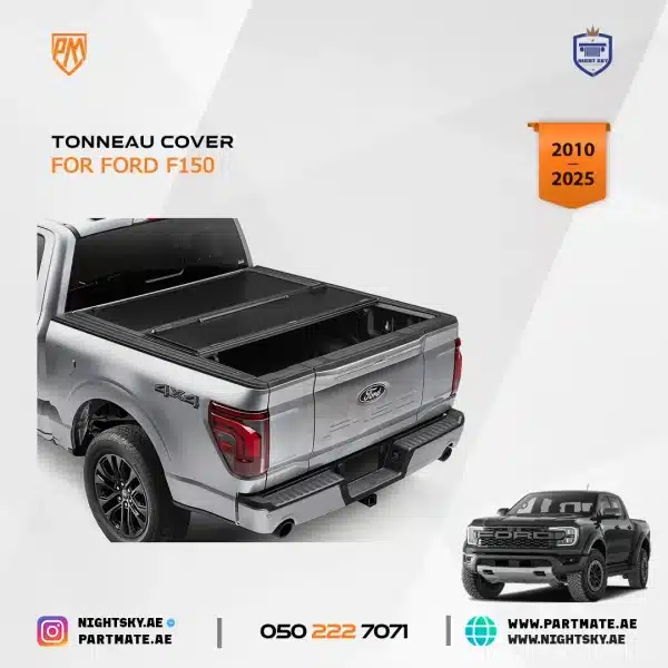 Ford F-150 / Raptor Trifold PM Tonneau Cover (2010–2025) – Heavy-Duty Folding Bed Cover - Image 2